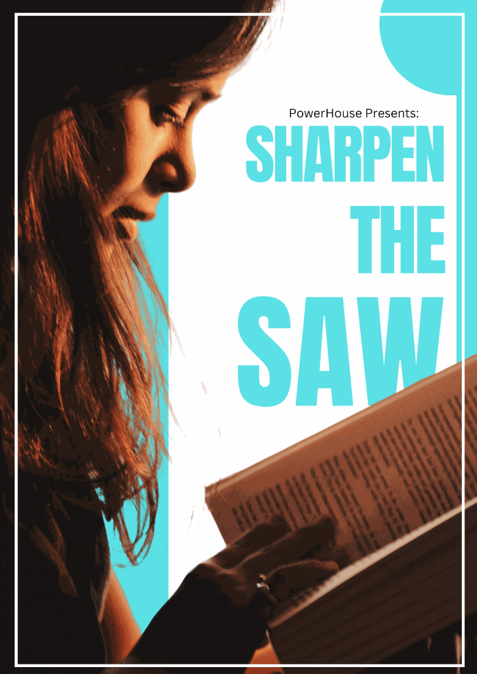 Sharpen The Saw